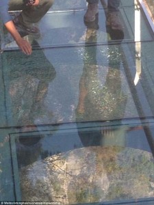 Brave Men's Bridge cracked glass